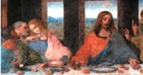 da Vinci, Last Supper, detail